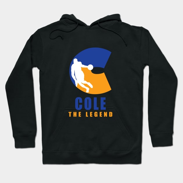 Cole Custom Player Basketball Your Name The Legend Hoodie by Baseball Your Name